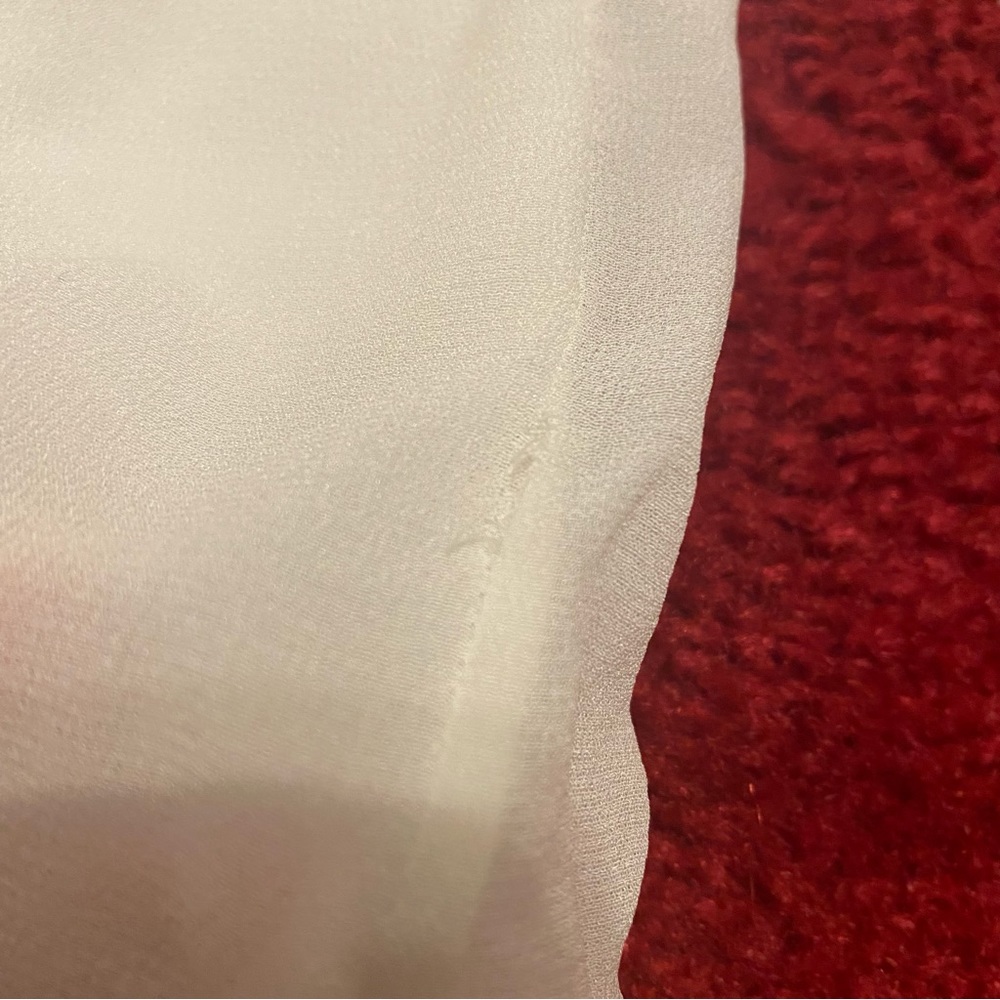 Chloé 100% Silk Embroidered Wide Sleeve Long Sleeve Top - Picture 15 of 15